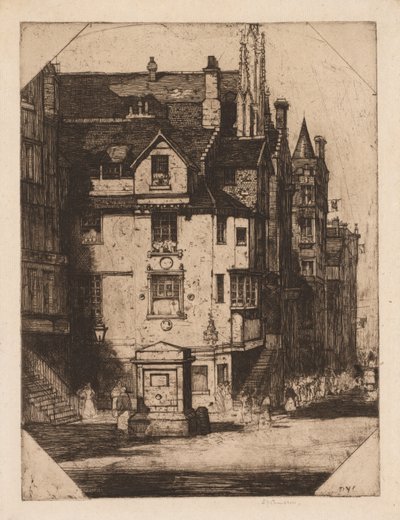 John Knoxs hus, 1905. af David Young Cameron