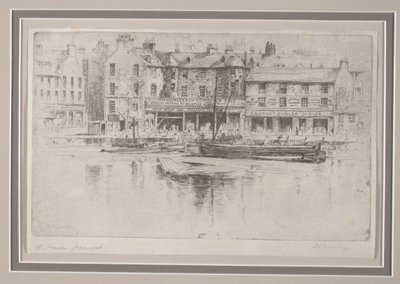 Gamle huse, Greenock af David Young Cameron