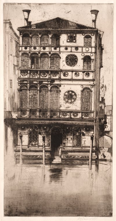 Palazzo Dario, Venedig af David Young Cameron