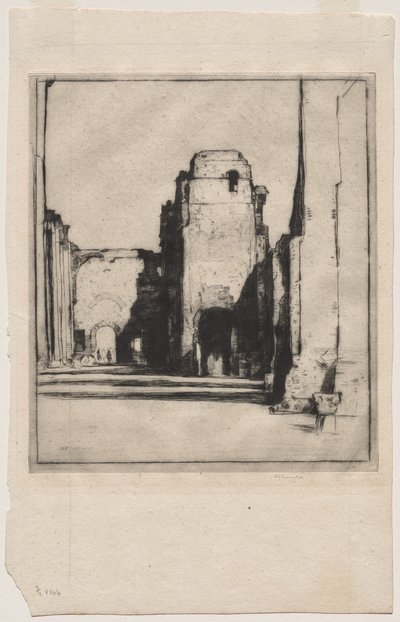 Tepidarium, Caracalla-bade af David Young Cameron
