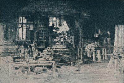 Værkstedet, Stirling, 1905. af David Young Cameron