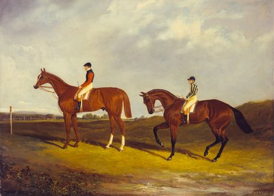 Elis" med J. Day up, og "Bay Middleton" med J. Robinson oppe af David of York Dalby