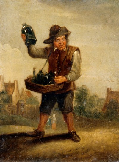 Taste, ca. 1800 (olie på panel) af David the Younger (after) Teniers