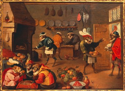 Aben laver mad af David the Younger Tenier