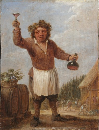En allegori over de fire årstider: Efterår af David Teniers the Younger