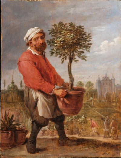 En allegori om de fire årstider: Forår af David Teniers the Younger