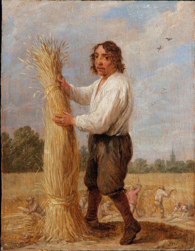 En allegori over de fire årstider: Sommer af David Teniers the Younger