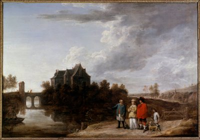 Slottet i Teniers ved Perck Maleri af David Teniers II den yngre (1610-1690) 17. århundrede af David Teniers the Younger