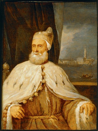 Portræt af doge Francesco Donato ... (maleri på lærred) af David the Younger Teniers