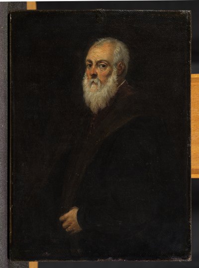 Portræt af en skægget mand, efter Jacopo Tintoretto af David Teniers the Younger