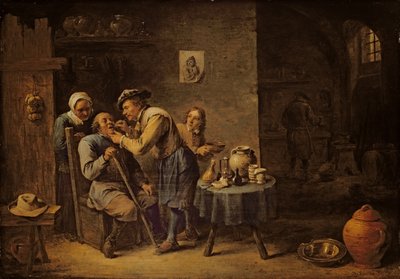 Tandlægen af David the Younger Teniers