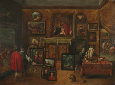 Det indre af et billedgalleri, ca. 1640 af David Teniers the Younger