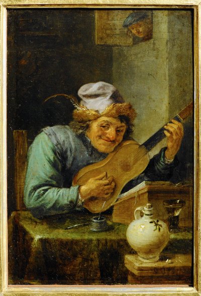 Guitaristen ... af David the Younger Teniers
