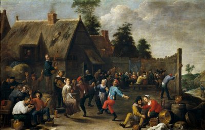 Landsbyfestival og fest af David the Younger Teniers