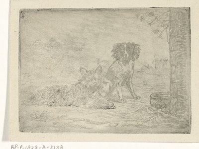 To hunde af David van der Kellen