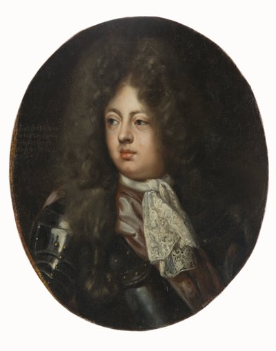 Le prince Charles (Karl) Philippe de Brunswick Lunebourg - Portræt af Charles Philipp (1669-1690), Prince of Brunswick-Lueneburg, af Krafft, David, von (1655-1724). Olie på lærred. Mål: 69,5x57 cm. Nationalmuseet i Stockholm af David von Krafft