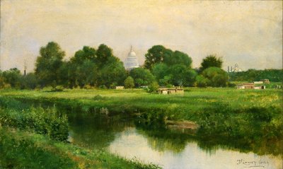 Udmundingen af James Creek af De Lancey Gill