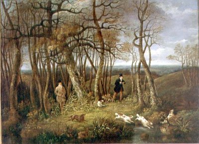 Woodcock Shooting (olie på lærred) af Dean I Wolstenholme