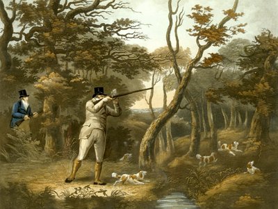 Skydning, plade 2, graveret af R.G. Reeve af Dean Snr. (after) Wolstenholme