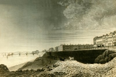 East View of Brighton fra Kemp Town, 1835. af Dean Wolstenholme