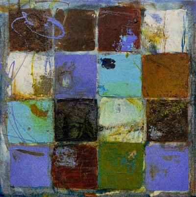 Abstrakt farvegitter af Deb Chaney