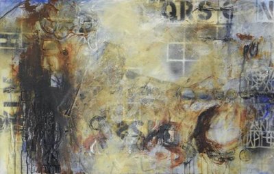 Abstrakt urban grunge af Deb Chaney