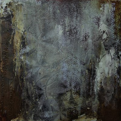 Geometrisk grunge-tekstur af Deb Chaney