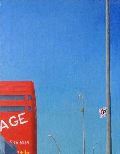 Brooklyn Storage, 2012 (olie på lærred) af Deborah Stevenson