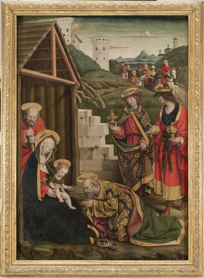 Tilbedelse af Magi, ca. 1496-1500 af Defendente Ferrari