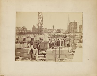 [Byggeplads i Paris] af Delmaet and Durandelle