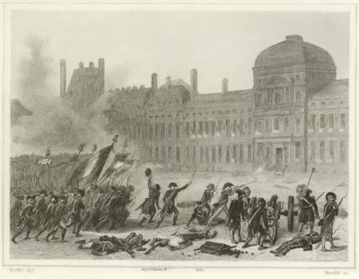 10 august 1792 af Denis Auguste Marie Raffet