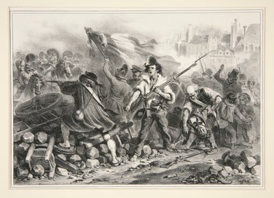 Til Døden for Frihed af Denis-Auguste-Marie Raffet