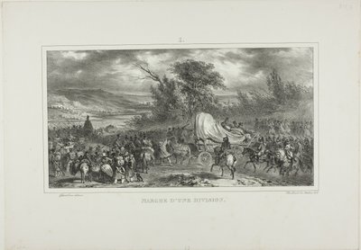 Division marts af Denis Auguste Marie Raffet