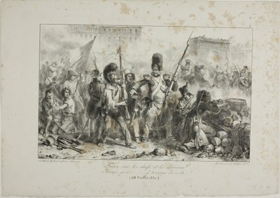 Skyd på lederne og kavaleriet... af Denis Auguste Marie Raffet