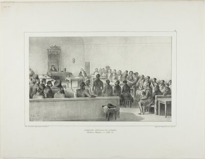 Boyardernes generalforsamling, Bukarest, Valakiet, 15. juli 1837 af Denis Auguste Marie Raffet