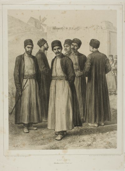 Karaimes, Theodosia, Kaffa, 1. oktober 1837 af Denis Auguste Marie Raffet