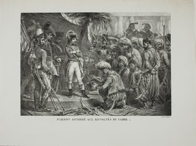 Benådning af Cairo-oprørerne af Denis Auguste Marie Raffet