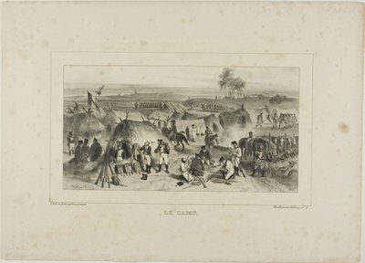 Lejren af Denis Auguste Marie Raffet