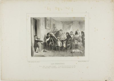 Desserten: Min ældste er fuld af gejst! ... han er meget avanceret af sin alder ... jeg har tænkt mig at gøre ham til advokat. af Denis Auguste Marie Raffet
