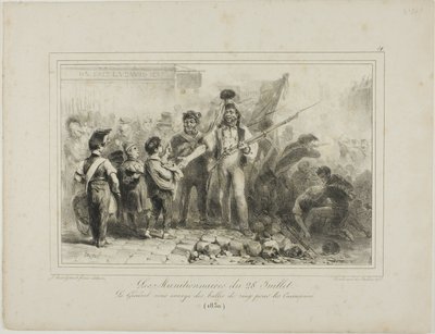 Munitionsfolkene den 28. juli af Denis Auguste Marie Raffet