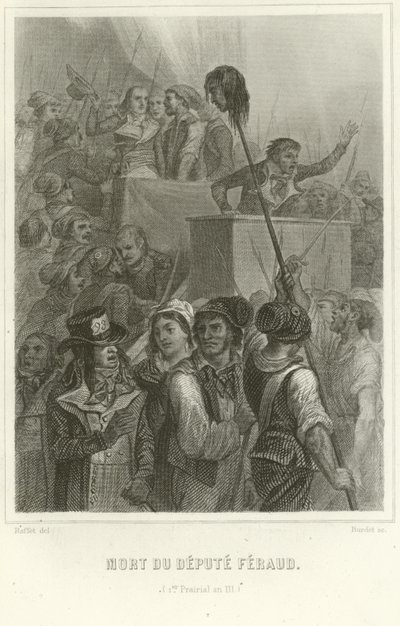 Deputy Ferauds død af Denis Auguste Marie Raffet