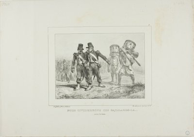 Vi vil civilisere dem ... med tiden. af Denis Auguste Marie Raffet
