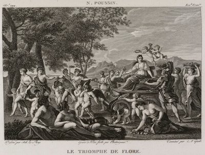 Denis-Sébastien Leroy, Chataigner og Niquet - Floras triumf, efter Nicolas Poussin - 1802-1815 af Denis Sebastien Leroy