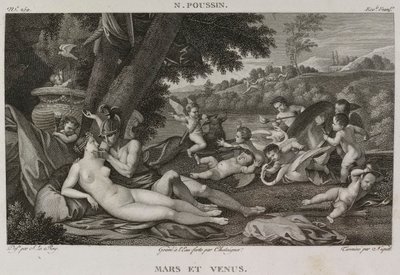 Denis-Sébastien Leroy, Chataigner og Niquet - Mars og Venus, efter Nicolas Poussin - 1802-1815 af Denis Sebastien Leroy