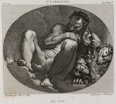 Denis-Sébastien Leroy et Boutrois - Ild, efter Annibale Carrache - 1802-1815 af Denis Sebastien Leroy