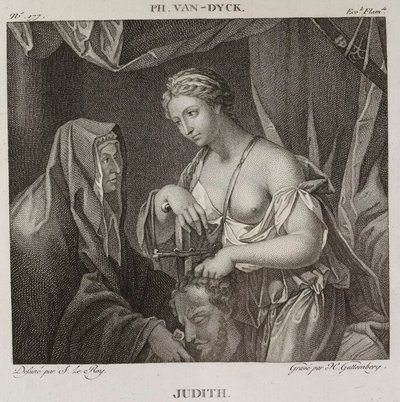 Denis-Sébastien Leroy og H. Guttemberg - Judith, efter Philip van Dijk - 1802-1815 af Denis Sebastien Leroy