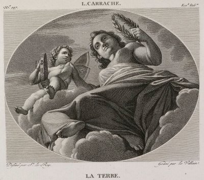 Denis-Sébastien Leroy et Le Villain - Jorden, efter Ludovico Carracci - 1802-1815 af Denis Sebastien Leroy