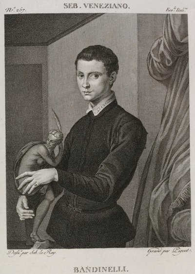 Denis-Sébastien Leroy et Pigeot - Bandinelli, tidligere tilskrevet Sebastiano del Piombo, nu tilskrevet Bronzino - 1802-1815 af Denis Sebastien Leroy