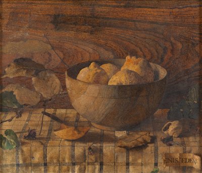 Skålen med citroner (olie på lærred) af Denis William Eden