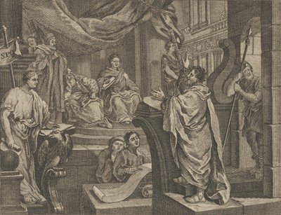 Sullivans Paul Before Felix, ca. 1800. af Dent